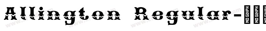 Allington Regular字体转换 Allington Regular字体转换